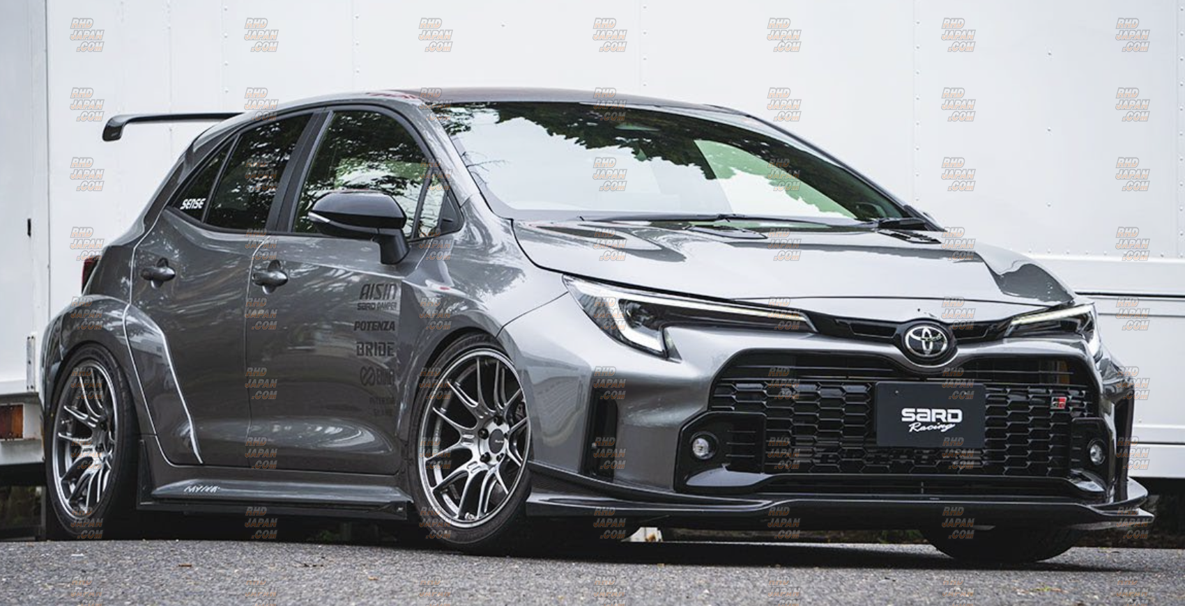 Sard LSR Carbon Wing Twill Weave Urethane Coating - GR Corolla
